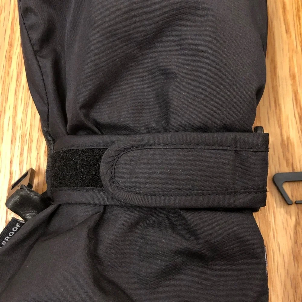 Gordini Kids Black Winter Snow Ski Mittens Size XL EUC